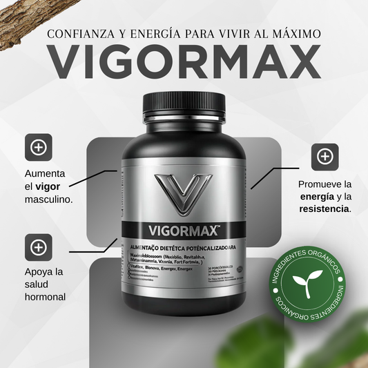VigorMax más Vitalidad, rendimiento y salud masculina