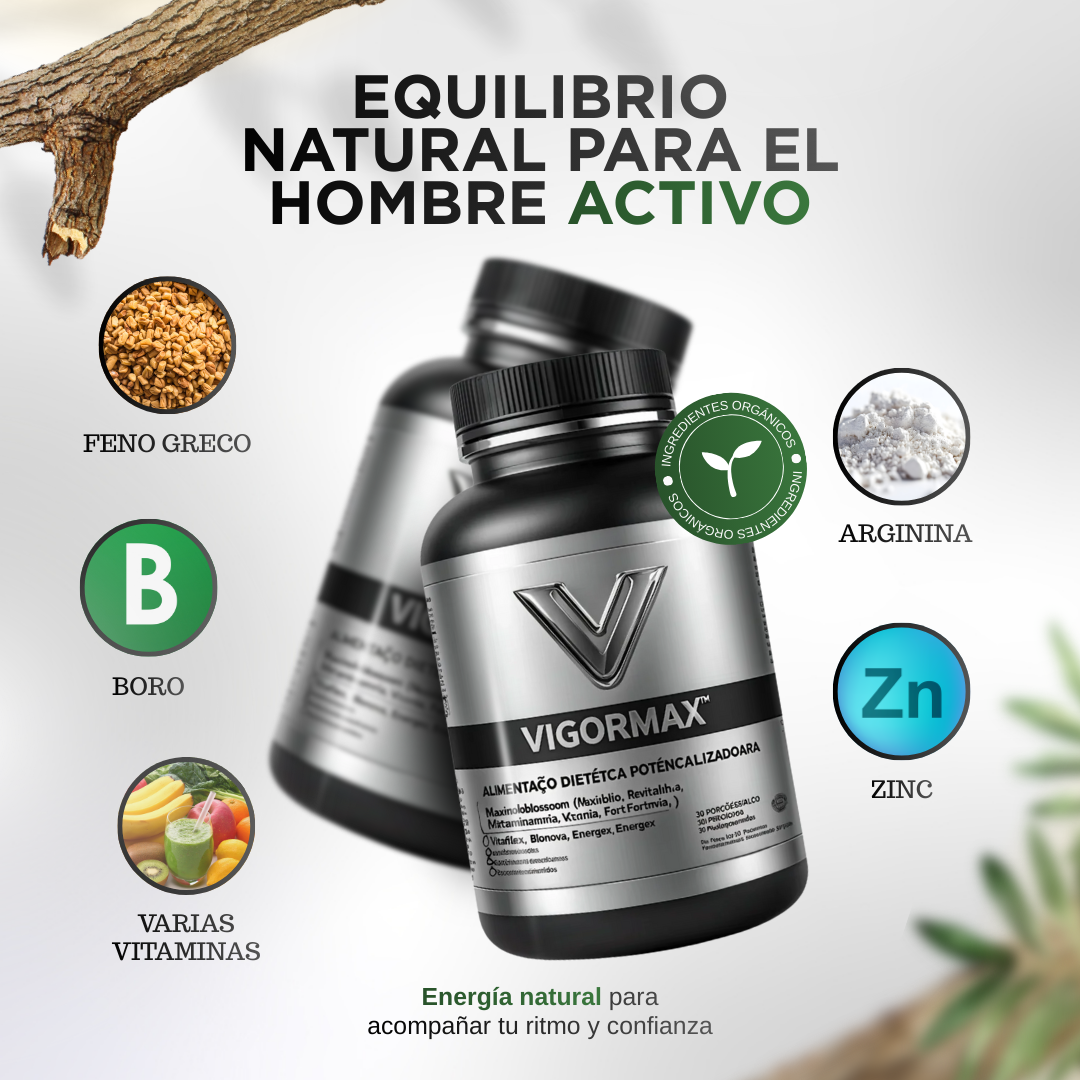 VigorMax más Vitalidad, rendimiento y salud masculina