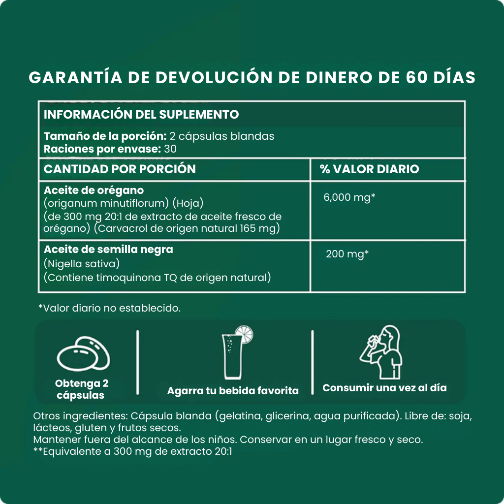 Gomitas de Orégano – Menos niebla mental y Defensas fuertes