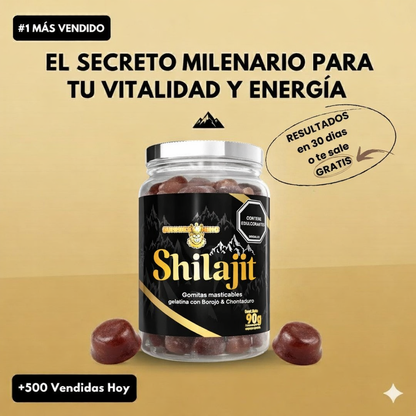Gomitas de Shilajit – Más energía, mejor ánimo y rendimiento